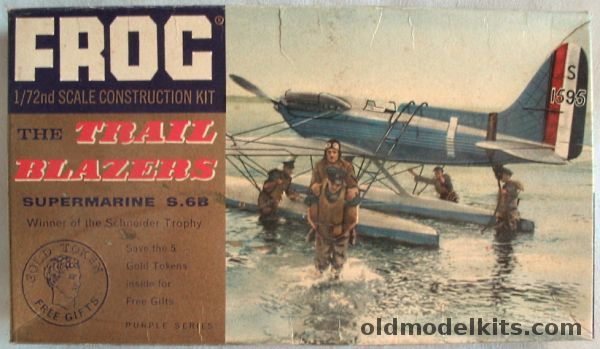 Frog 1/72 Supermarine S-6B Trail Blazers Issue, F164 plastic model kit